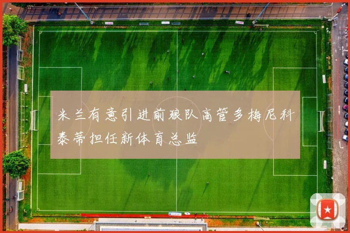 米兰有意引进前狼队高管多梅尼科泰蒂担任新体育总监
