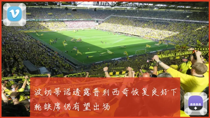 波切蒂诺透露普利西奇恢复良好下轮缺席仍有望出场