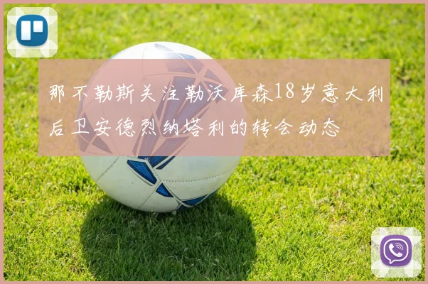 那不勒斯关注勒沃库森18岁意大利后卫安德烈纳塔利的转会动态